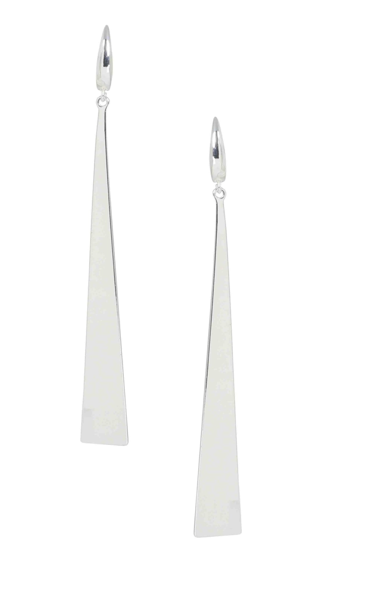 MFE Long Shine Silver Earrings