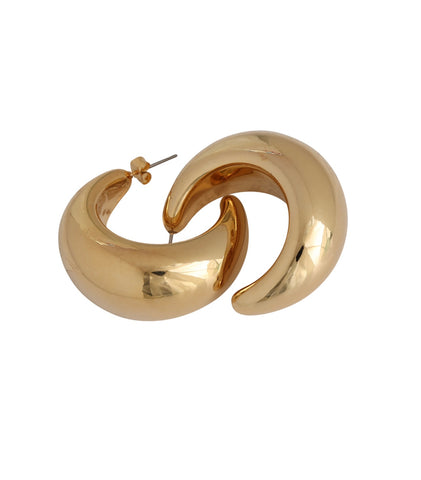 MSE Gold Hoop Earring