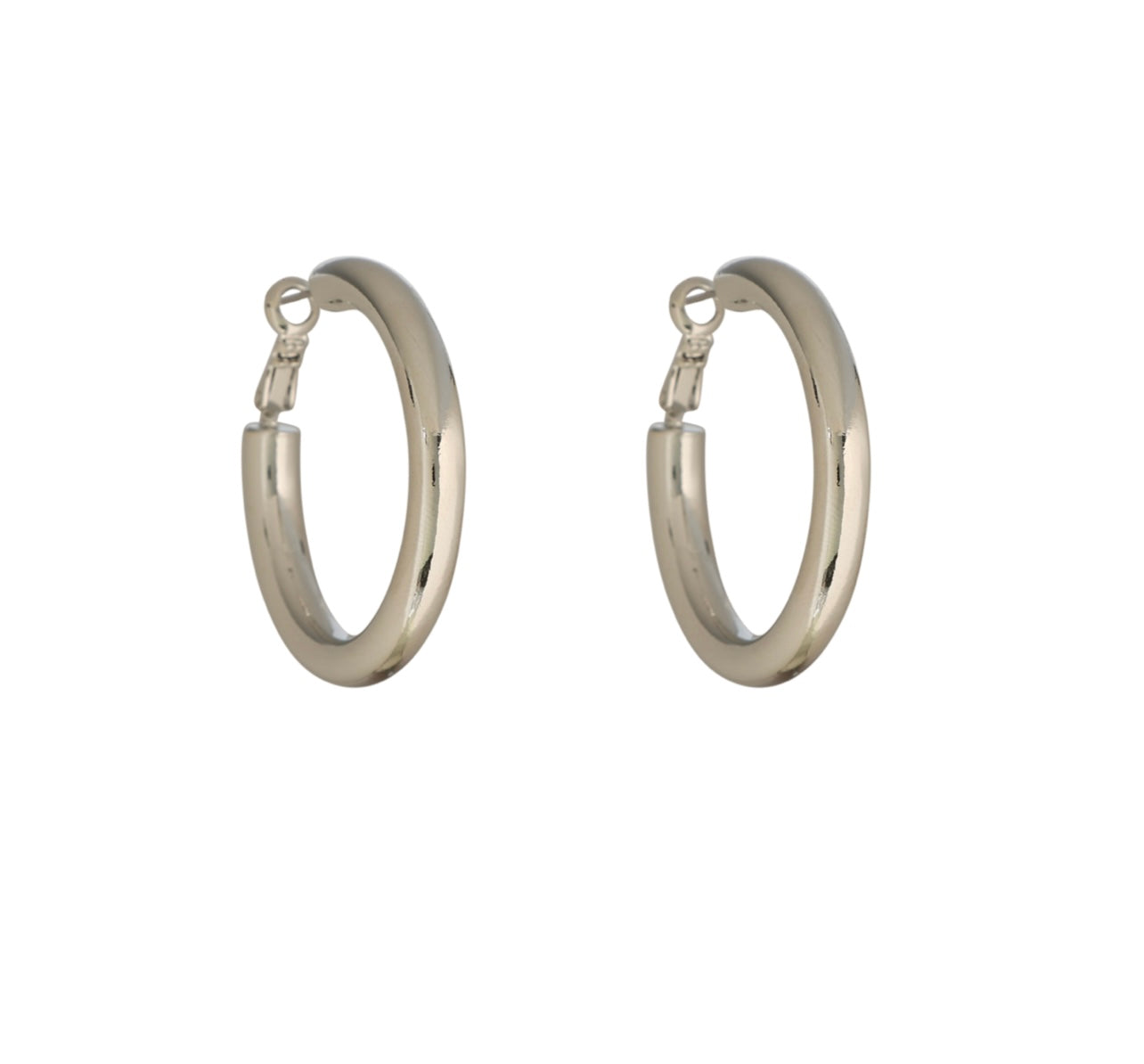 Silver Hoop Earings