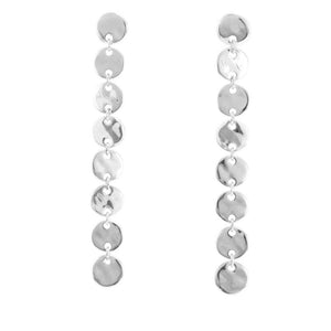 MFBE Long S Circles Earring Sh .Silver