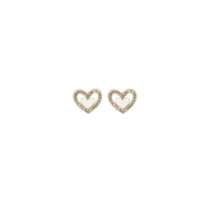 MFBE Heart Light Gold Earring