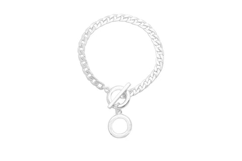 MFCB Silver Chain Bracelet