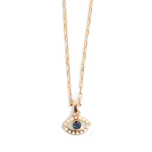 A&C Colorama Blue/Gold Plated Neckless