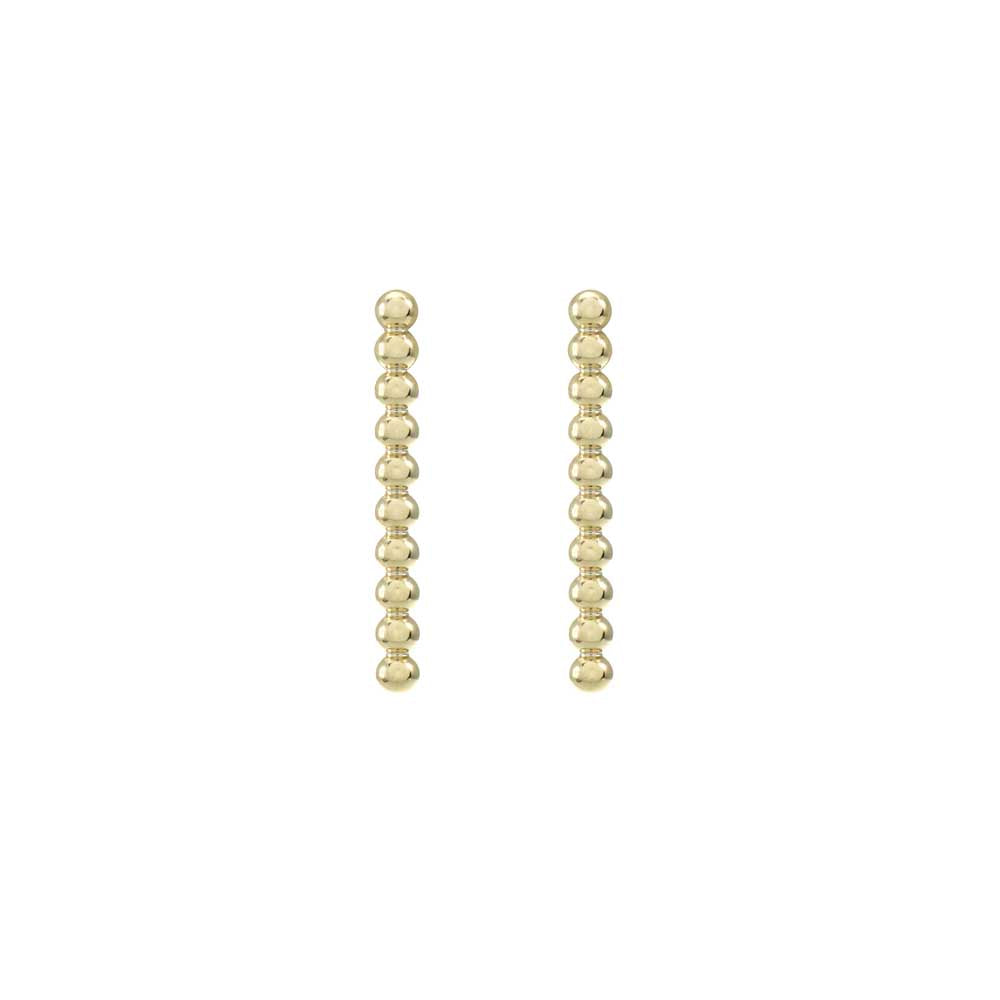 MSE Long Shiny Gold Earring