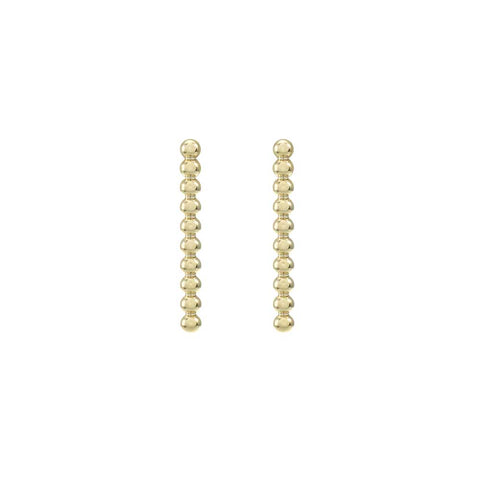 MSE Long Shiny Gold Earring