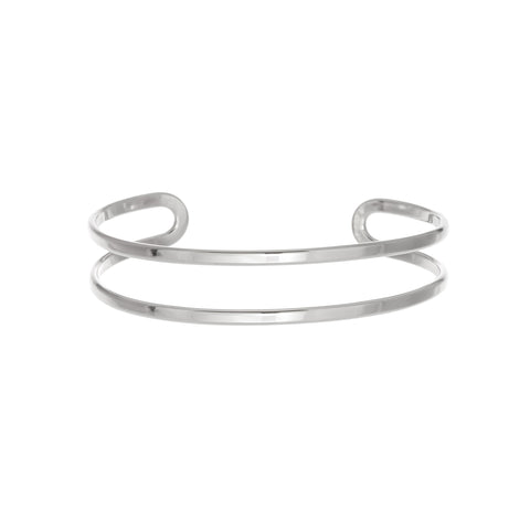 MSB Rhodium Plated Bangle